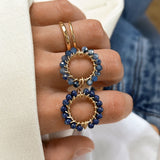 BAGUE SOLAIRE CYANITES