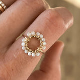 BAGUE SOLAIRE MINI NACRES EXCLUSIVITÉ